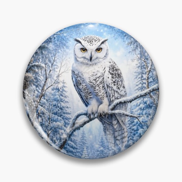 Item preview, Enchanted Winter Snow Owl designed and sold by MysticOzzy.