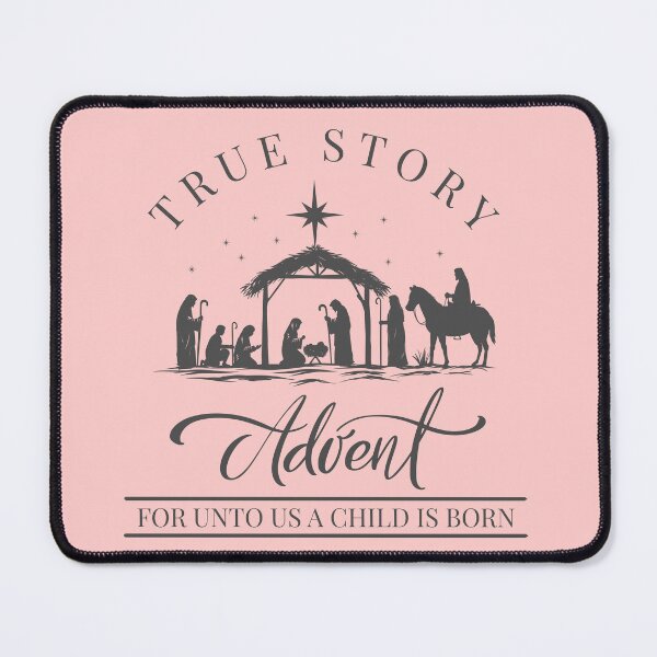 Item preview, True Story | Advent | For Unto Us a Child Is Born designed and sold by Grace Works Studio by Kelly Florence .