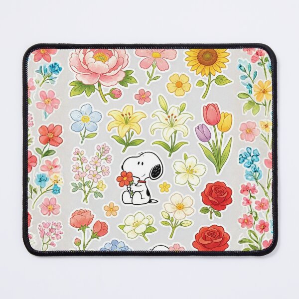Item preview, Cute Dog Wildflower Botanical Garden Art designed and sold by Innova_Creations.