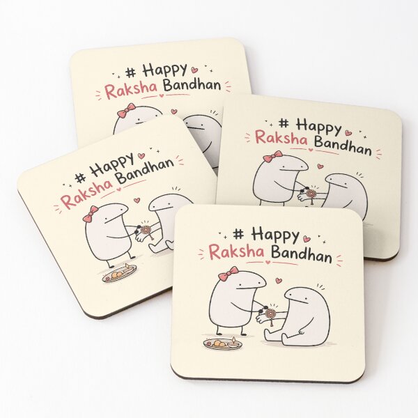 Item preview, Happy Raksha Bandhan Cute Meme Sibling Art designed and sold by Soffar-So-good.