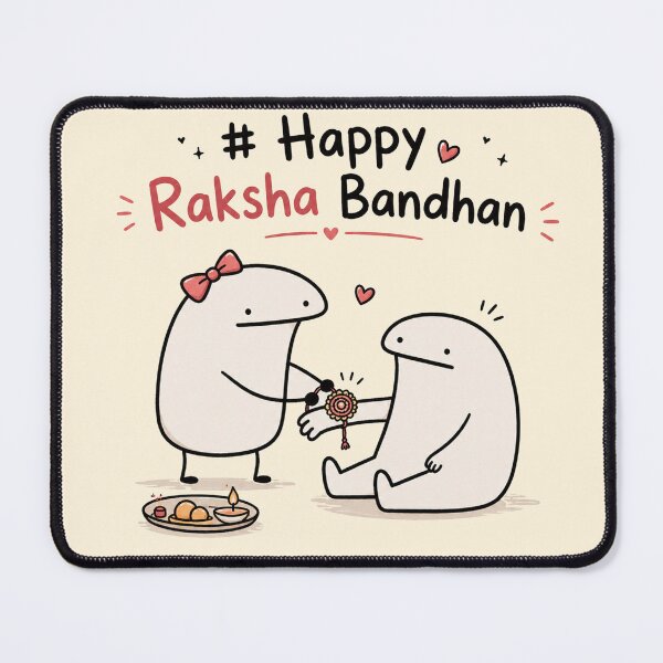 Item preview, Happy Raksha Bandhan Cute Meme Sibling Art designed and sold by Soffar-So-good.