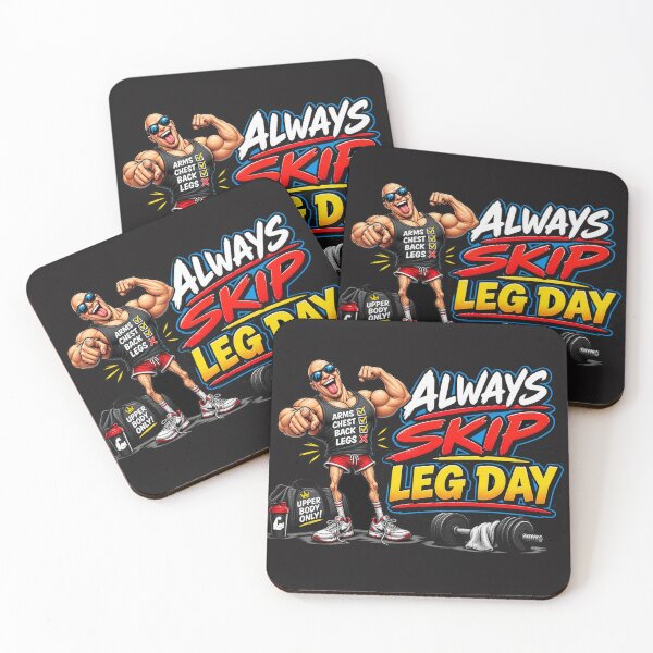 Item preview, Always Skip Leg Day - Funny Gym Bro Workout Design  designed and sold by FunMugsAndMore .