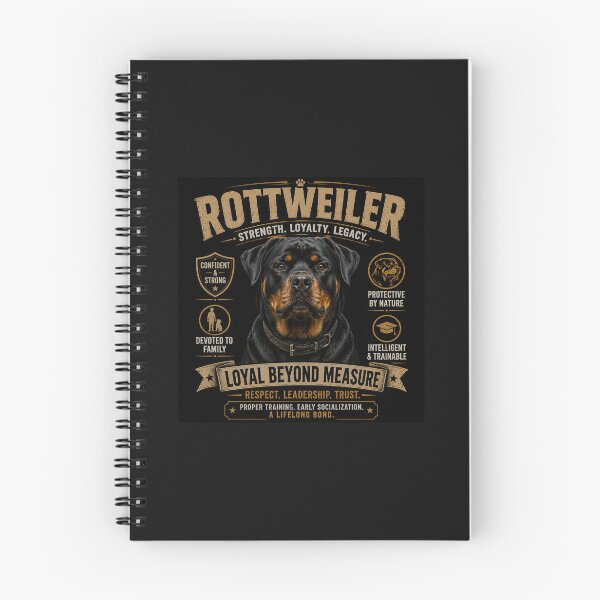 Item preview, Rottweiler – Confident, devoted, and protective when properly trained and socialized. designed and sold by RiggsBubble.