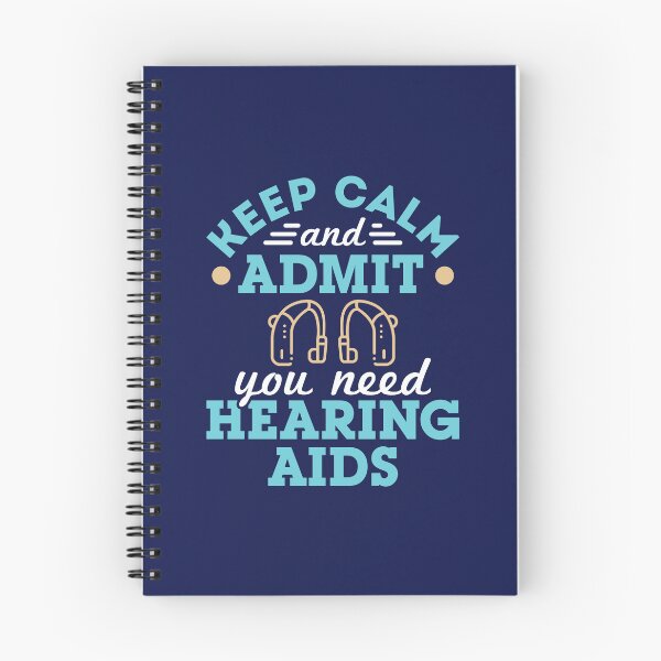 Item preview, Audiologist Audiology Funny Keep Calm and Admit You Need Hearing Aids designed and sold by jaygo.