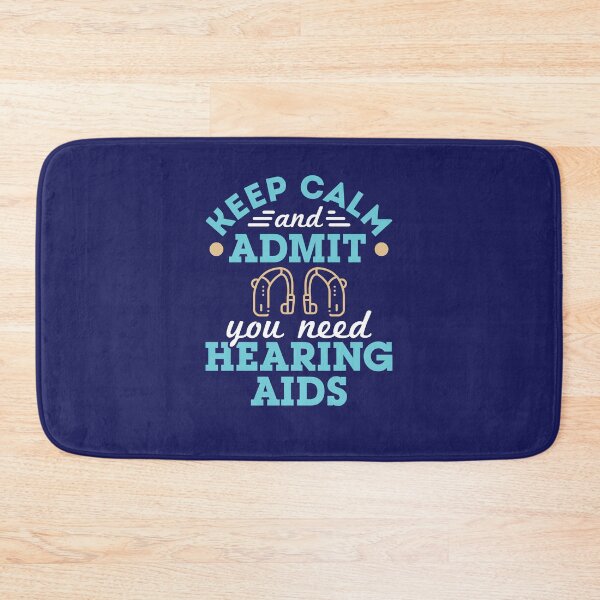 Item preview, Audiologist Audiology Funny Keep Calm and Admit You Need Hearing Aids designed and sold by jaygo.