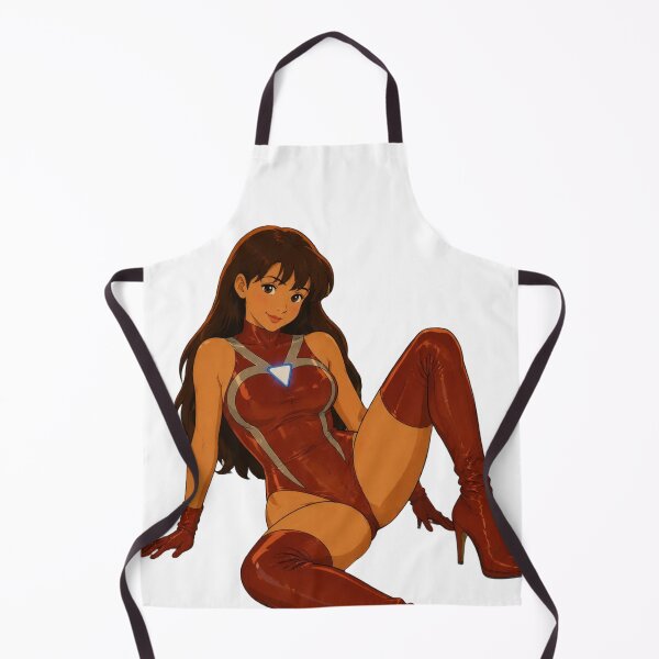 Item preview, Retro Cartoon Pin-Up – Red Superheroine Glamour designed and sold by Hollow Moon Studios..
