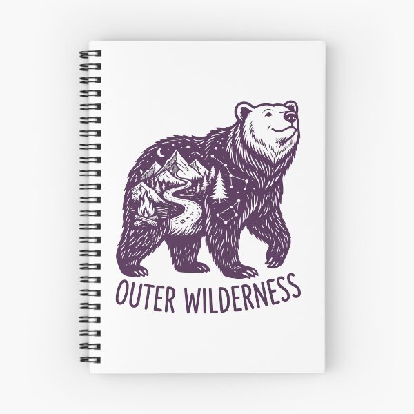 Item preview, Outer Wilderness Mountain Campfire Bear Silhouette designed and sold by Amir Faysal.