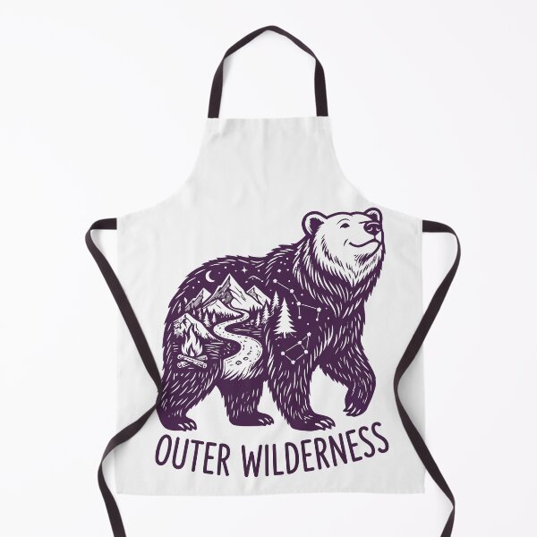Item preview, Outer Wilderness Mountain Campfire Bear Silhouette designed and sold by Amir Faysal.