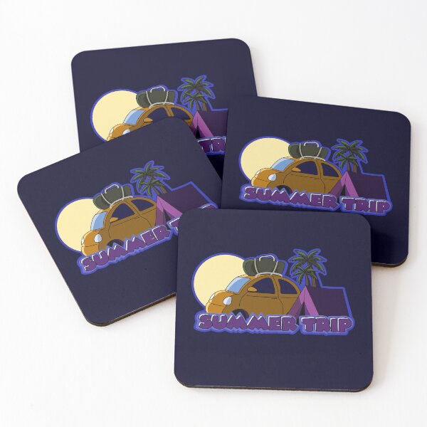 Item preview, Summer Trip. Moonlight Camping with Retro Car designed and sold by AnnaDesertArt.