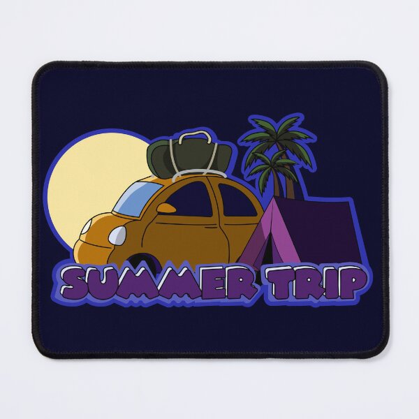 Item preview, Summer Trip. Moonlight Camping with Retro Car designed and sold by AnnaDesertArt.
