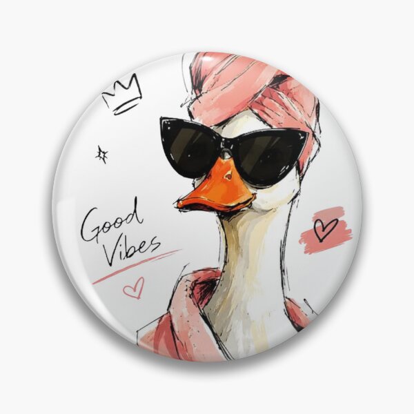 Item preview, Good Vibes Fashion Goose Sunglasses Funny Design designed and sold by wecrea.