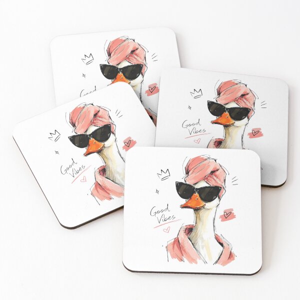 Item preview, Good Vibes Fashion Goose Sunglasses Funny Design designed and sold by wecrea.
