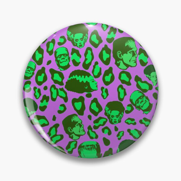 Item preview, Cheetah Print of the Frankensteins on Purple designed and sold by calypso-designs.