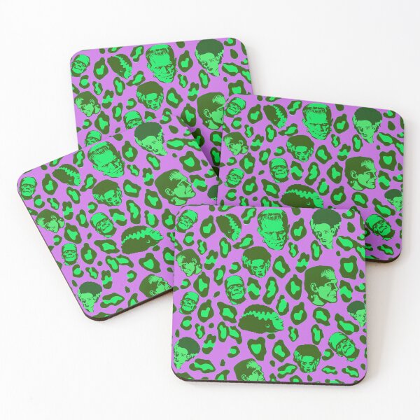 Item preview, Cheetah Print of the Frankensteins on Purple designed and sold by calypso-designs.
