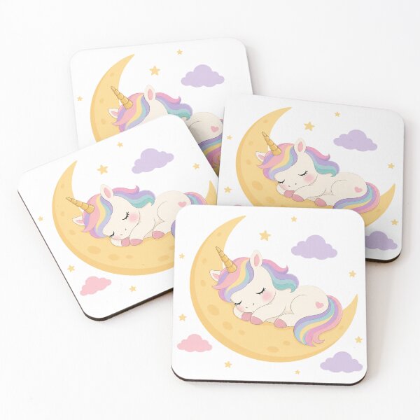 Item preview, Sleepy Unicorn on the Moon designed and sold by MySthore.