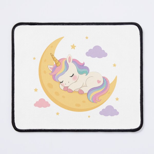 Item preview, Sleepy Unicorn on the Moon designed and sold by MySthore.
