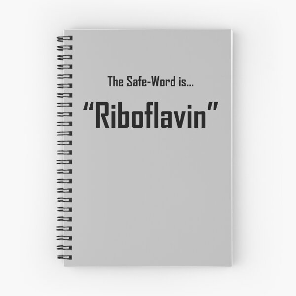 Item preview, Safe Words "Riboflavin" - Black Lettering designed and sold by cousinbessie.