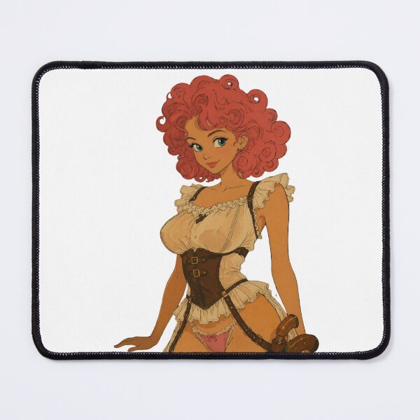Item preview, Retro Cartoon Pin-Up – Steampunk Tavern Girl designed and sold by Hollow Moon Studios..