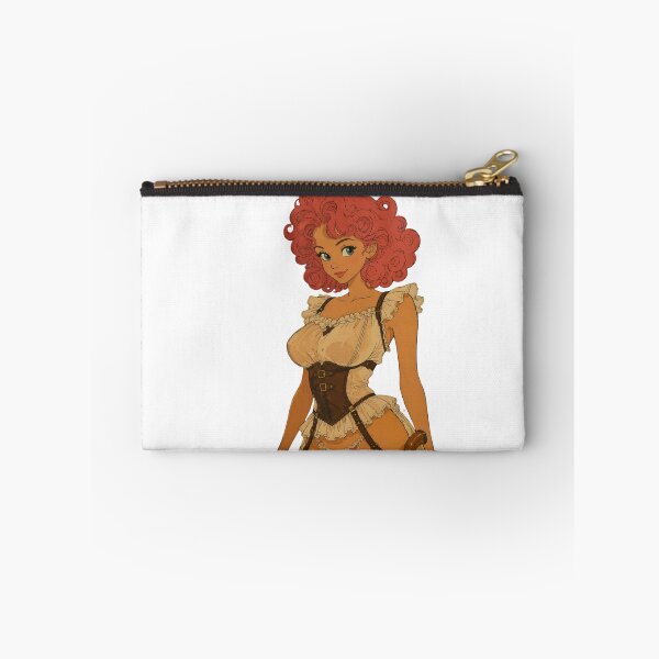 Item preview, Retro Cartoon Pin-Up – Steampunk Tavern Girl designed and sold by  Hollow Moon Studios..
