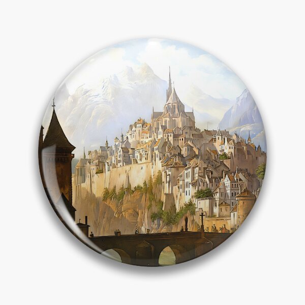 Item preview, Andreas Roller - Landscape with a Castle designed and sold by Jon-Baran.