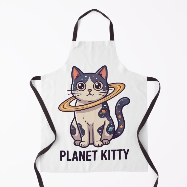 Item preview, Planet Kitty Galaxy Space Cat Saturn Ring designed and sold by Amir Faysal.