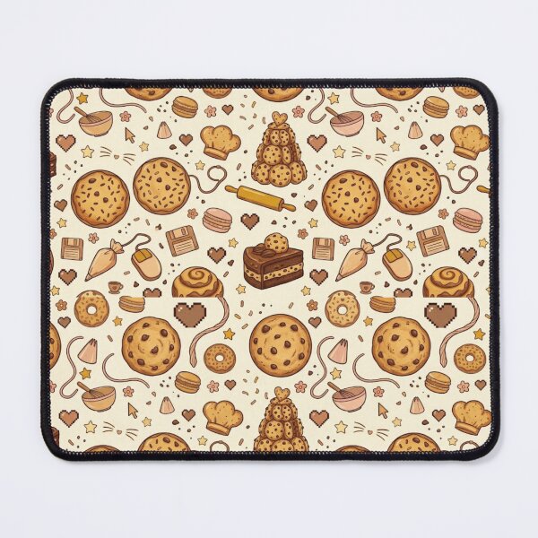 Item preview, Cute Cookies Pattern – Sweet Hand-Drawn Cookies with Whimsical Details designed and sold by Ink Matrix.