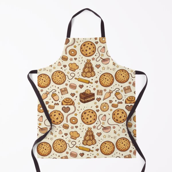 Item preview, Cute Cookies Pattern – Sweet Hand-Drawn Cookies with Whimsical Details designed and sold by Ink Matrix.