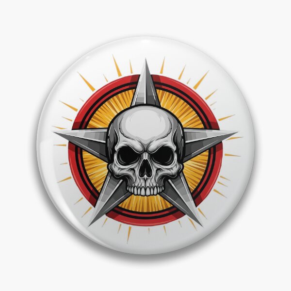 Item preview, Metal skull pentagram - Emblem of rock and heavy metal designed and sold by Polarisofficial.