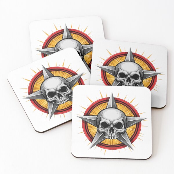 Item preview, Metal skull pentagram - Emblem of rock and heavy metal designed and sold by Polarisofficial.