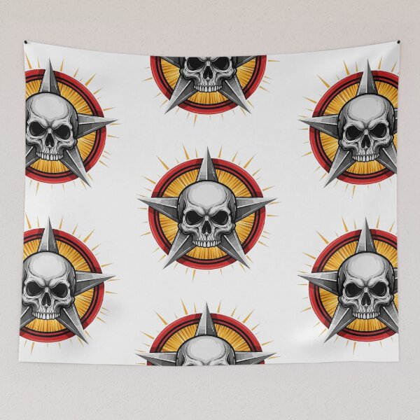 Item preview, Metal skull pentagram - Emblem of rock and heavy metal designed and sold by Polarisofficial.