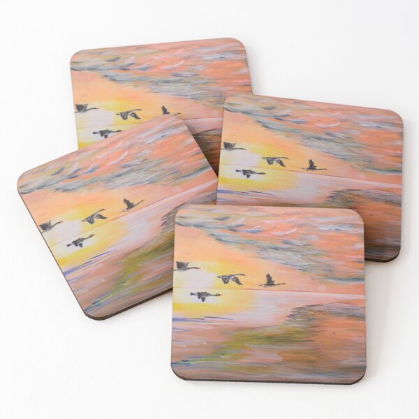 Item preview, Sunset Migration designed and sold by SquaresArt.