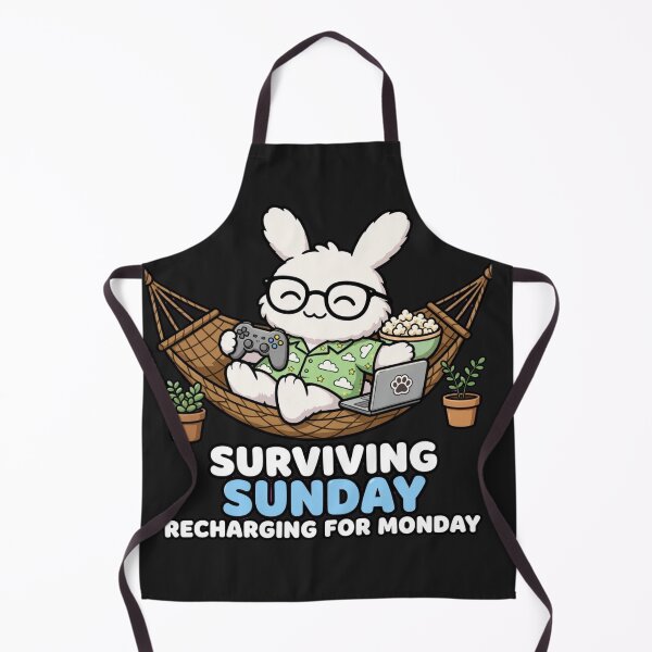 Item preview, Surviving Sunday Recharging Monday Bunny designed and sold by Surviving Monday Club.