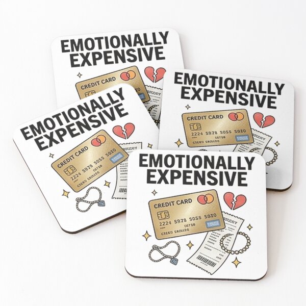 Item preview, Emotionally Expensive — Funny Luxury & Self Care Design designed and sold by Tipsy24.