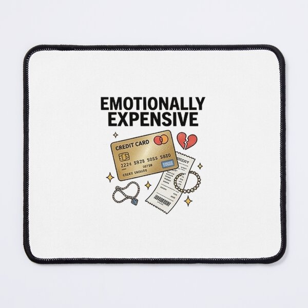 Item preview, Emotionally Expensive — Funny Luxury & Self Care Design designed and sold by Tipsy24.