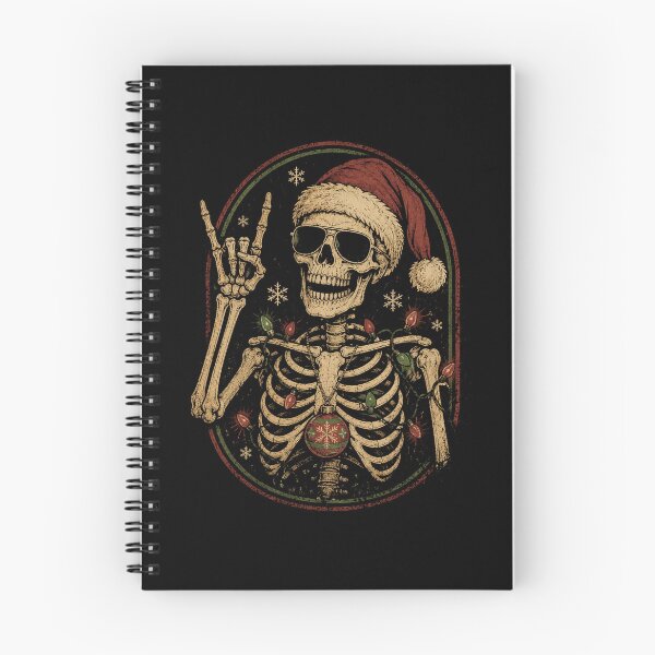 Item preview, Retro Christmas Skeleton Santa Rocker Vintage Holiday designed and sold by Moizento.