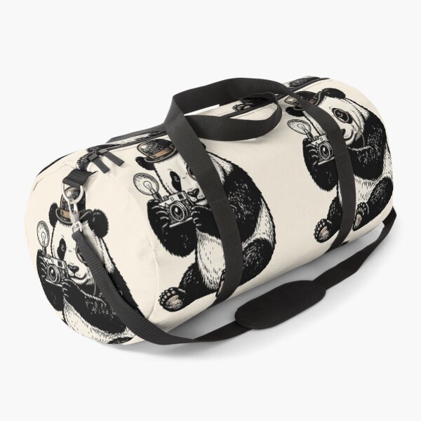 Item preview, Vintage Photographer Panda Bowler Hat & Monocle designed and sold by Amir Faysal.