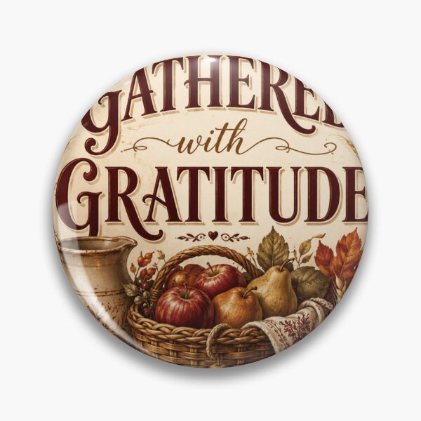 Item preview, Gathered With Gratitude – Autumn Harvest Family Design designed and sold by astersgraphics.