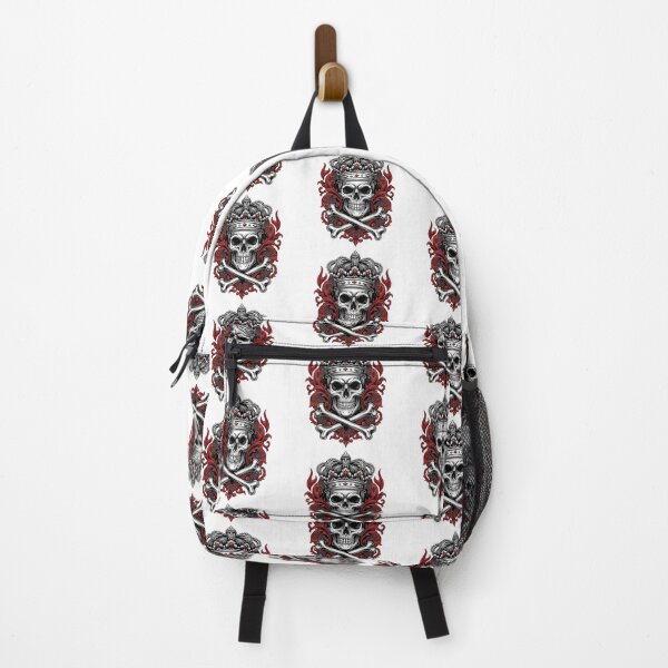 Item preview, Royal Skull with Crown & Crossbones - Gothic Shield Illustration designed and sold by Polarisofficial.
