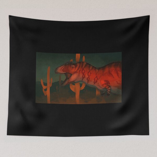 Item preview, Fierce Tyrannosaurus Rex in Desertscape Art designed and sold by Catsi-Nook-Art.
