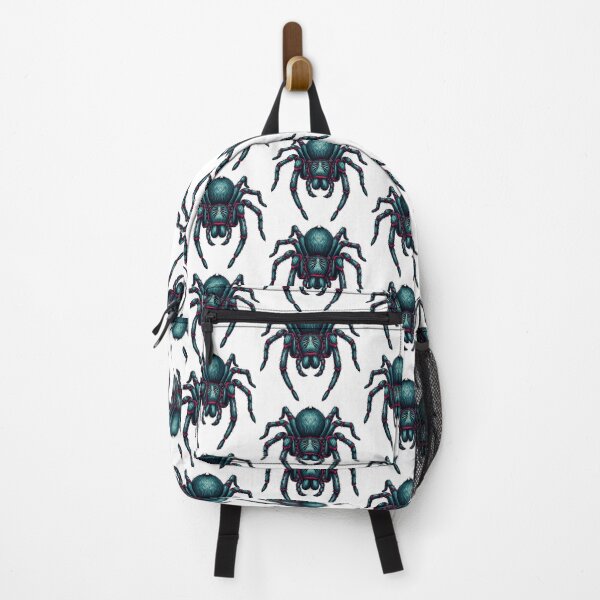 Item preview, Cyan Tarantula Spider - Cyberpunk Horror Vector designed and sold by Polarisofficial.