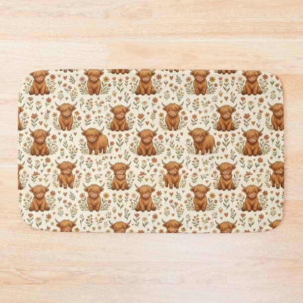 Item preview, Cute Cow Pattern – Adorable Farm Cows with Whimsical Boho Details designed and sold by Ink Matrix.