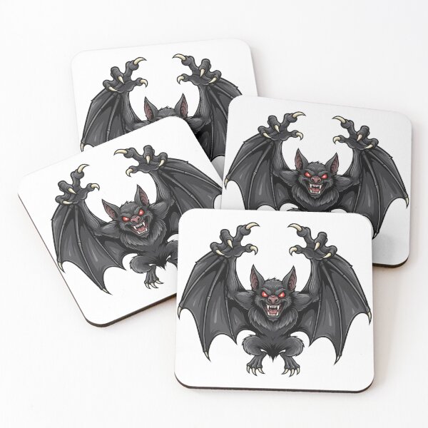 Item preview, Flying Vampire Bat with Red Eyes - Dark Horror Pet designed and sold by Polarisofficial.