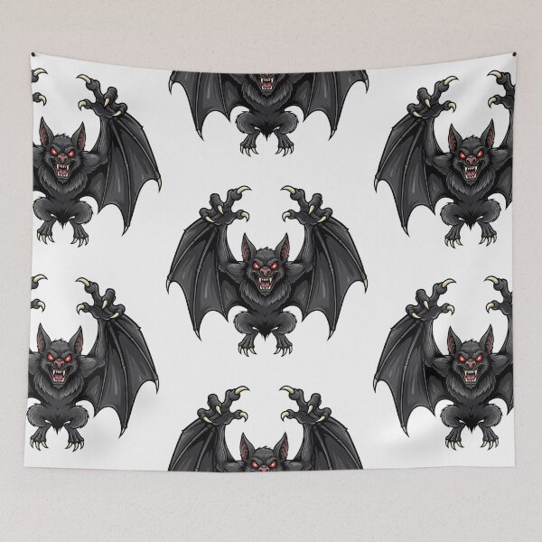 Item preview, Flying Vampire Bat with Red Eyes - Dark Horror Pet designed and sold by Polarisofficial.