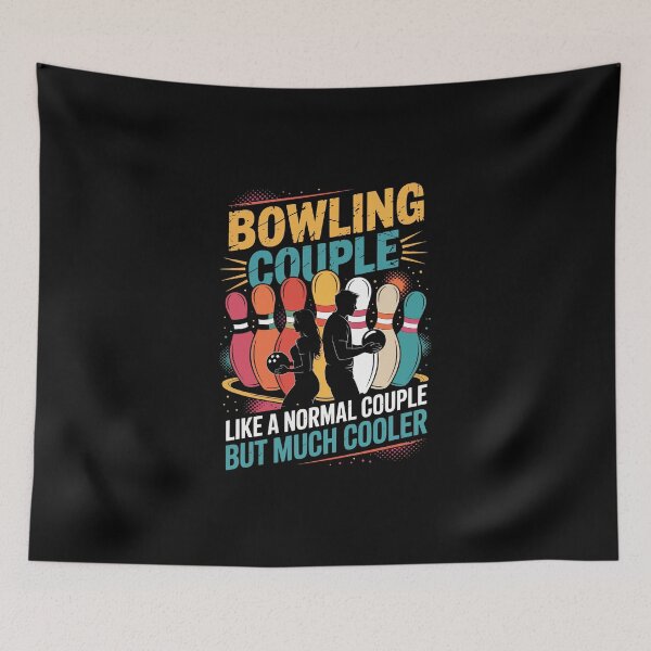 Item preview, BOWLING COUPLE LIKE A NORMAL COUPLE BUT MUCH COOLER   designed and sold by jkrphoto.