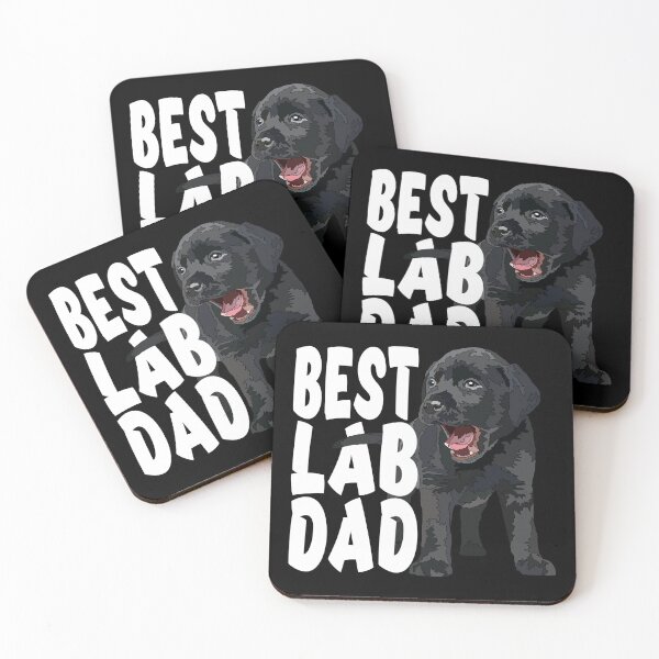 Item preview, Best Lab Dad Black Labrador Puppy designed and sold by Just-Arts-4U.