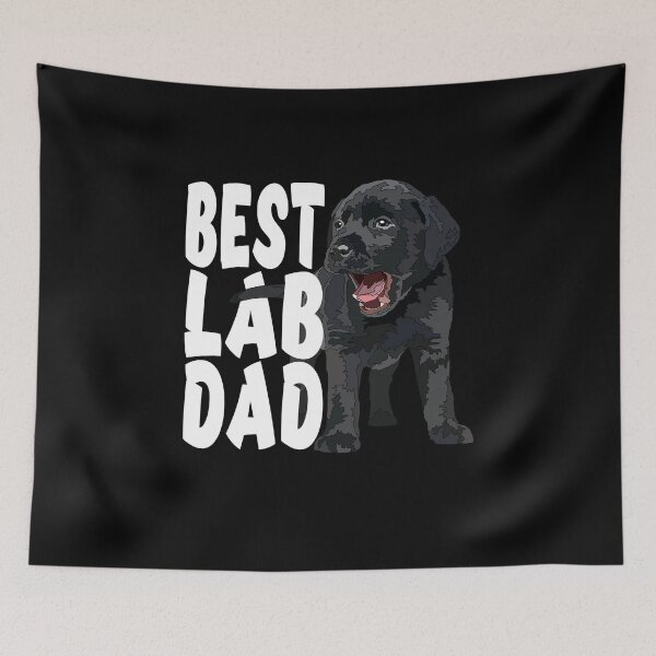 Item preview, Best Lab Dad Black Labrador Puppy designed and sold by Just-Arts-4U.