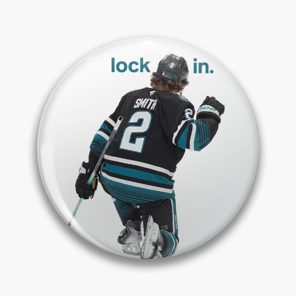 Item preview, Will Smith Hockey Lock In Game/Celly Cutout | NHL San Jose Sharks designed and sold by Ferne Reacts.
