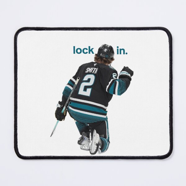 Item preview, Will Smith Hockey Lock In Game/Celly Cutout | NHL San Jose Sharks designed and sold by Ferne Reacts.
