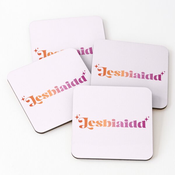 Item preview, Lesbiaidd sparkle Welsh language lesbian typography art designed and sold by QuillPrints.