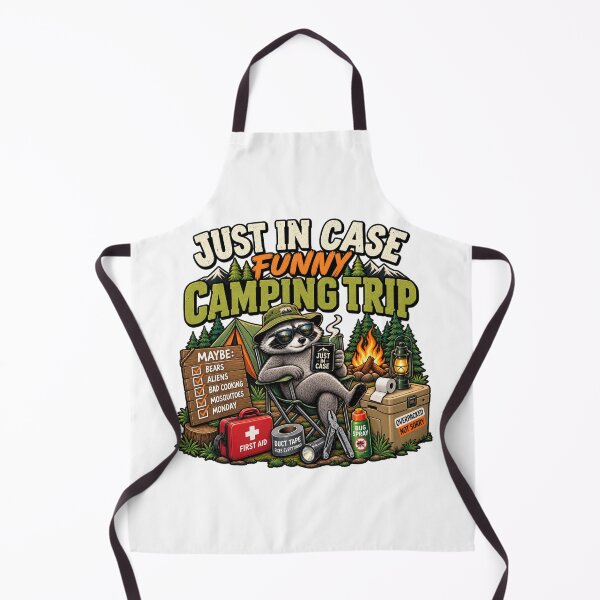 Item preview, Just in Case Funny Camping Trip designed and sold by Wear Sculpt.